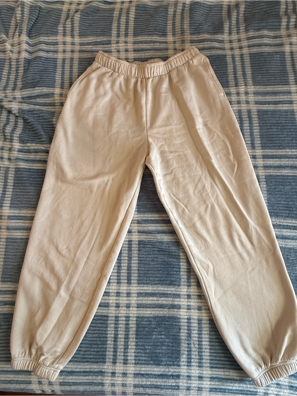 DSG Cream Drawstring Jogger Pants